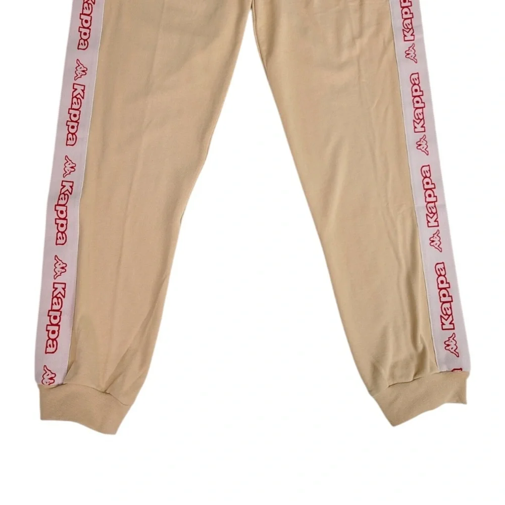 Kappa Authentic Men SweatPants Beige Lt Sand-Red